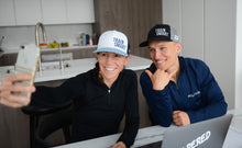 Load image into Gallery viewer, Train Smart Technical Trucker® Hat (Black/Grey)