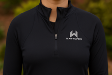 Load image into Gallery viewer, Women&#39;s It&#39;s Rulu Run 1/2 zip - Black
