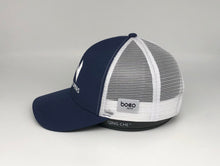 Load image into Gallery viewer, Classic Team Wilpers Technical Trucker® Hat (Blue/White)
