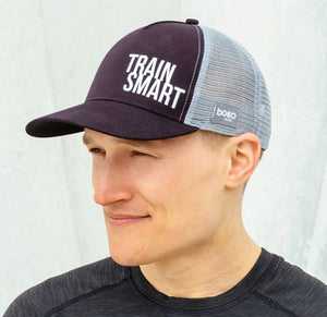 Train Smart Technical Trucker® Hat (Black/Grey)